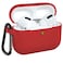 DGege Silicone Case Cover Compatible with Apple AirPods Pro Protective Soft Case with Carabiner for Airpods Pro 2