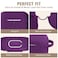 Hamile Compatible AirPods Pro Case Protective Silicone Case Shockproof Cover Skin for Apple AirPod Pro 2019 Charging Case with Keychain Purple