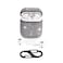 HIDAHE Bling Glitter Luxury PU Leather Case Cute Girls Kids Protective Case for AirPods1 2 Charging CaseGrey