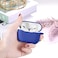 Lerobo Compatible with AirPods Pro 2 Case Cover Soft Silicone Protective Cases Cover Skin Designed for Apple AirPod Pro Charging Case Women Men with Keychain Front LED VisibleGlaze Blue