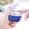 Lerobo Compatible with AirPods Pro 2 Case Cover Soft Silicone Protective Cases Cover Skin Designed for Apple AirPod Pro Charging Case Women Men with Keychain Front LED VisibleGlaze Blue