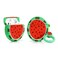 LEWOTE Silicone Case Compatible for Apple Airpods 12 Funny Cute Cover Fruit and Vegetable SeriesWatermelon