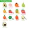 LEWOTE Silicone Case Compatible for Apple Airpods 12 Funny Cute Cover Fruit and Vegetable SeriesWatermelon