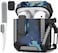 Maxjoy for AirPods 2nd Generation Case Cover AirPods Case with Lock Gen 2 Hard Shell Rugged Shockproof Protective Cover with Keychain Cleaner Kit Compatible with Apple AirPods2 AirPods1 Blue Camo