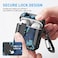 Maxjoy for AirPods 2nd Generation Case Cover AirPods Case with Lock Gen 2 Hard Shell Rugged Shockproof Protective Cover with Keychain Cleaner Kit Compatible with Apple AirPods2 AirPods1 Blue Camo