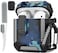 Maxjoy for AirPods 2nd Generation Case Cover AirPods Case with Lock Gen 2 Hard Shell Rugged Shockproof Protective Cover with Keychain Cleaner Kit Compatible with Apple AirPods2 AirPods1 Blue Camo