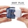 MODOS LOGICOS Leather Charging Case Cover for AirPods 12 Secure SnapFastener Compatible with Apple AirPods 12 Generation Cro Blue