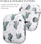 LitoDream Protective Hard Case Cover Compatible with AirPods 21 Generation Skin Portable Shockproof Women Girls Men with Keychain Cactus