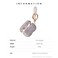 AXCUWS Sparkly Diamond Case for AirPods Pro 12 Generation with Keychain Shockproof Protective Premium Bling Rhinestone Cover Skin Compatible with AirPods Charging Case White AB Gold