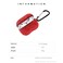 AXCUWS Sparkly Diamond Case for AirPods Pro 12 Generation with Keychain Shockproof Protective Premium Bling Rhinestone Cover Skin Compatible with AirPods Pro Charging Case Rro Red