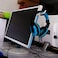VizGiz 2 Pack Headphone Stand Hook Headset Holder Hanger Stickon Support for Computer Over Ear Earphone PC Monitor Screen Edge Desk Top Wall Gaming Storage Rack Organizer