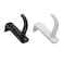 VizGiz 2 Pack Headphone Stand Hook Headset Holder Hanger Stickon Support for Computer Over Ear Earphone PC Monitor Screen Edge Desk Top Wall Gaming Storage Rack Organizer