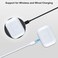 TBGHz Wireless Charging Case Replacement Compatible with AirPods Pro 1st 2nd Generation AirPods Pro 1st 2nd Charger with Bluetooth Pairing Sync Button