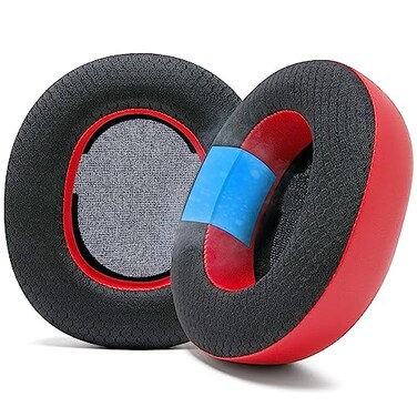 WC Freeze Nova Pro Wireless Cooling Gel Earpads for Arctis Nova Pro Wireless Nova Elite Nova Pro Omni Doesnt Fit Other Models by Wicked Cushions Extra Thick Comfortable Red