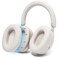 WC SweatZ XM5 Patented Earpad Sweat Covers for Sony WH1000XM5 by Wicked Cushions Full 360 Earpad Protection Sweatproof Easily Washable Silver