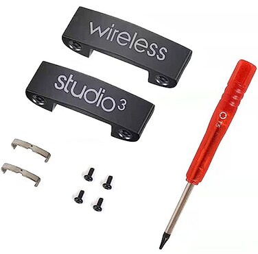 Fadmew Studio 3 Replacement Hinge as Same as the OEM Accessories Parts Durable Repair Kit Compatible with Beats by Dre Studio3 A1914 Studio 2 WiredWireless Studio Pro A2924 Headphones Black