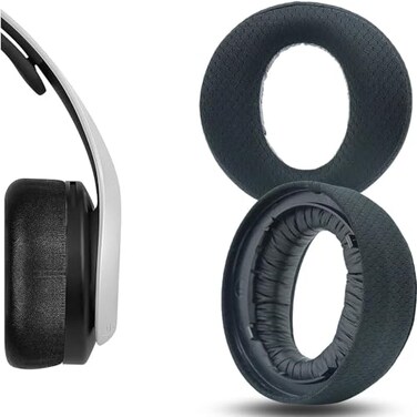 ACCOUTA Breathable Fabric Earpads Replacement for Sony PS5 Pulse 3D Wireless Headset Ear Cushions