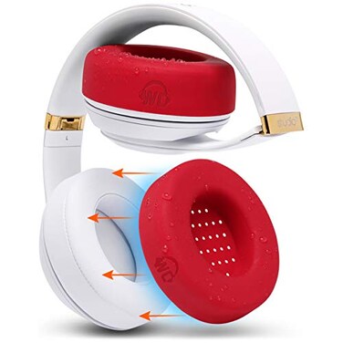 WC SweatZ Studio Patented Earpad Covers for Beats Studio 3 A1914 Beats Studio 2 B0500 B0501 Made by Wicked Cushions Sweatproof Easily Washable Red