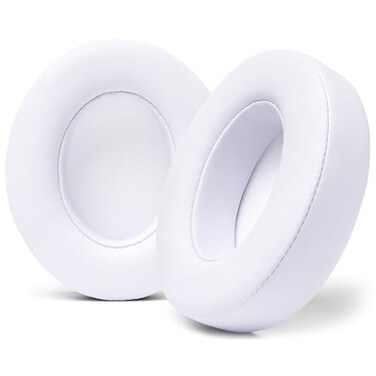 WC Wicked Cushions Replacement Ear Pads for Beats Studio 2 3 B0501 B0500 Wired Wireless Does NOT Fit Beats Solo Softer PU Leather Enhanced Foam Stronger Adhesive White