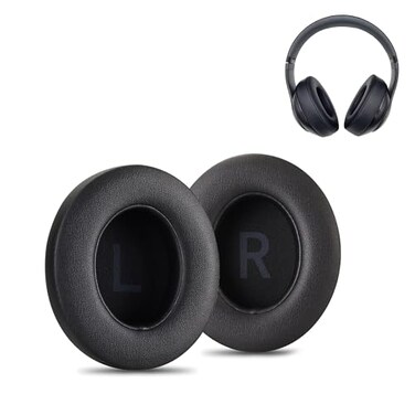 AHG Accessory House Global Studio 3 Replacement Ear Pads Compatible with Beats Studio 2 Studio 2 and Studio 3 Wireless Headphones Black B0501 B0500 Easy DIYSoft PU Leather Extra Thick