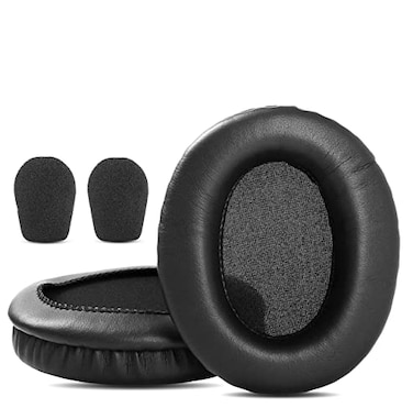 YunYiYi 1 Pair Replacement Ear Pads Earpad Cushions Foam Pillow Cover Compatible with Microsoft Lifechat LX3000 LX 3000 Headset Headphone