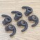 GGZZ 3 Pairs S M L Silicone Eargel Replacement Earbuds Eartips Compatible for Synchros Reflect BT Sports Wireless inEar Earphones DarkGrey