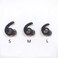 GGZZ 3 Pairs S M L Silicone Eargel Replacement Earbuds Eartips Compatible for Synchros Reflect BT Sports Wireless inEar Earphones DarkGrey
