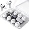 YOKRWO 4 Pair Replacement Ear Tips for AirPods Pro 2nd1st Generation with Portable Storage Box and Cleaning Pen Anti Slip Soft Silicone Ear Tip with Noise Reduction Bulitin Dust Screen XS S M L