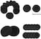 Limentea 5 Pairs 40mm Earpads Ear Pad Foam Cushion Headset Cover Sponge for Motorola S305 Q21 Q23 Q23 MDRQ22LP MDRQ33 Panasonic RR930 Logitech H555 Headphones