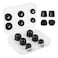H HIFIHEAR 6 Pairs 12PCS KBEAR FT01 Earbuds Eartips KZ ZS10 PRO Replacement Memory Foam and Silicone Ear Bud Tips Combo Set for KZ ZSTZS10 PRO XZS12 PRO X AS24ZSN PRO XZS10 PRO 2 Wired Headphones