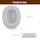 ACCIUK Replacement Ear Pads for JBL E65Live 650Live 660 Headphones Made of Soft and Breathable Football mesh Braid and Memory seaReplacement Headset Ear Cushion Pads White