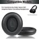 Adhiper Replacement Ear Pads for Anker Space Q45 Headphones Ear Cushions for Soundcore by Anker Space Q45 Adaptive Noise Cancelling Headphoneswith Buckle Soft Protein Leather Memory FoamBlack