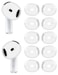 A-Focus AFocus Fit in Case Ear Tips Compatible with AirPods 4 Replacement Ultra Thin Add Grip Tips Anti SlipScratch Eartips Earbuds Cover Skin Accessories for new AirPod 4 White 5 Pairs