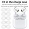 A-Focus AFocus Fit in Case Ear Tips Compatible with AirPods 4 Replacement Ultra Thin Add Grip Tips Anti SlipScratch Eartips Earbuds Cover Skin Accessories for new AirPod 4 White 5 Pairs