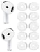 A-Focus AFocus Fit in Case Ear Tips Compatible with AirPods 4 Replacement Ultra Thin Add Grip Tips Anti SlipScratch Eartips Earbuds Cover Skin Accessories for new AirPod 4 White 5 Pairs
