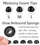 A-Focus AFocus QuietComfort Earbuds II Case Ear Tips Kit Silicone Soft Cover 3 Pairs Comfortable Memory Foam EarTips with Keychain Set Compatible with Bose quietcomfort Earbuds ii Black