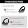 Aiivioll Studio Pro Silicone Earpads Covers for Beats Studio Pro Headphones Sweat Headphone Case Covers for Beats Studio Pro Accessories Washable Sweat Proof Ear Pads CoverOffWhite