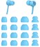 ALXCD Ear Tips Compatible with Beats Flex Earbuds SMLD 4 Sizes 8 Pairs Soft Silicone Tips Replacement Earbuds Tips Eartips Compatible with Beats Flex 8 Pairs Blue