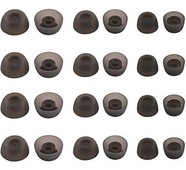 ALXCD Ear Tips Compatible with Jabra Elite 65t Headphone 12 Pairs Replacement Silicone Earbud Tips Eartips Compatible with Jabra Elite Active 65t 75t Elite 3 Elite 7 12 Pairs SML