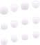 ALXCD Ear Tips for inEar Headphone SML 6 Pairs Replacement Earbud Tips White