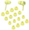 ALXCD Ear Tips Replacement for Beats Flex Wireless Earphones SMLD 4 Sizes 8 Pairs Soft Silicone Eargel Earbuds Tips Fit for Beats Flex 8 Pairs Yuzu Yellow