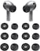 ALXCD Eartips Compatible with Galaxy Buds 4 Pro SMR640N Earbuds 6 Pairs SML Sizes Silicone Ear Tips Earbuds Replacement Tips Compatible with Galaxy Buds 4 Pro SMR640 6 Pairs Gray sml