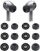 ALXCD Eartips Compatible with Galaxy Buds 4 Pro SMR640N Earbuds 6 Pairs SML Sizes Silicone Ear Tips Earbuds Replacement Tips Compatible with Galaxy Buds 4 Pro SMR640 6 Pairs Gray sml