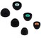 ALXCD Eartips Compatible with Sony WF1000XM4 WF1000XM5 Earbuds SML 3 Pairs Soft Silicone Ear Tips Earbuds Tips Compatible with Sony WF1000XM5 WF1000XM4 Silicon Tips XM4 3 Pairs SML Black