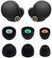 ALXCD Eartips Compatible with Sony WF1000XM4 WF1000XM5 Earbuds SML 3 Pairs Soft Silicone Ear Tips Earbuds Tips Compatible with Sony WF1000XM5 WF1000XM4 Silicon Tips XM4 3 Pairs SML Black