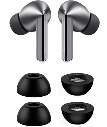 ALXCD Foam Ear Tips Compatible with Galaxy Buds 3 Pro Earbuds SMR630N 2 Pairs Memory Foam Replacement Earbuds Tips Compatible with Galaxy Buds 3 Pro SM630N 2 Pairs M