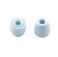 ALXCD Replacement Ear Tips for Powerbeats Pro Headphone 4 Pairs SMLD 4 Sizes Soft Silicone Earbud Tips Eartips Fit for Powerbeats Pro 4 Pairs Glacier Blue