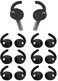 ALXCD Sport Earhooks Compatible with Galaxy Buds 3 Earbuds SMR530NZAFXAR 6 Pairs Sport AntiSlip Eartips Replacement Silicone Earbud Hook Tips Compatible with Galaxy Buds 3 SM530N 6 Pairs Black