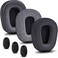 TRANSTEK B450XT B550XT Kit Replacement Ear Pads Cushion Compatible with B450XT B550XT Headset I B450 B550 XT Accessories VelourMeshCooling Gel Ear Cushions