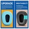 TRANSTEK B450XT B550XT Kit Replacement Ear Pads Cushion Compatible with B450XT B550XT Headset I B450 B550 XT Accessories VelourMeshCooling Gel Ear Cushions